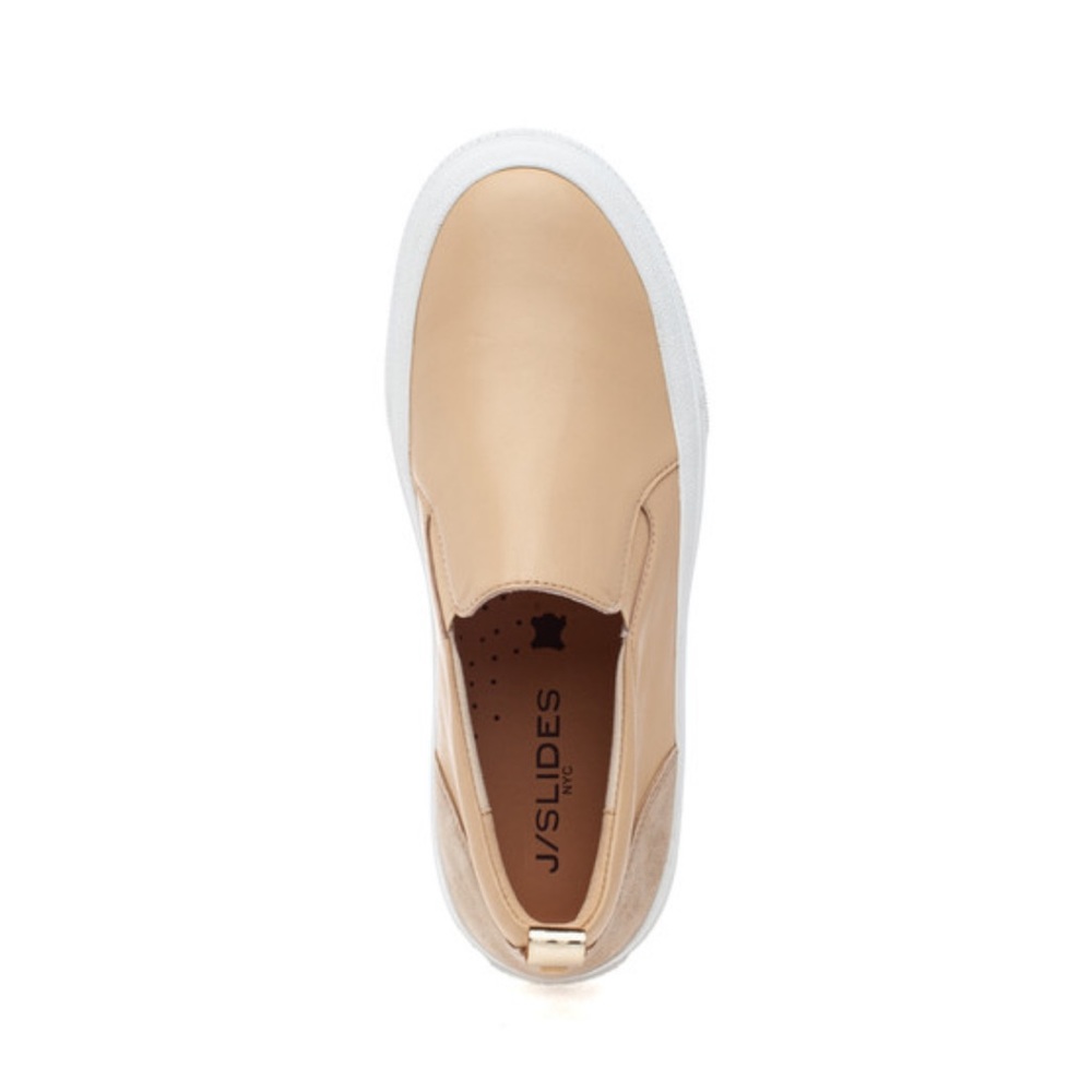NWT J/SLIDES GIA Light Sand Leather - Picture 5 of 13